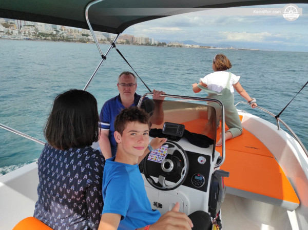 Fabulous 3 Hour Sailing trip with a Sporty Motor boat in Málaga, Spain