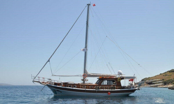 Modified gulet for charter in Bodrum, Turkey