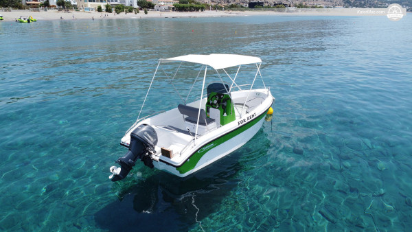 Excursion inoubliable en bateau à moteur entre amis ou en famille - Aventure nautique à Rhodes, en Grèce