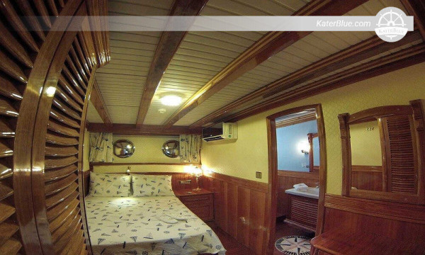 Полностью кондиционированный лайнер с 16 каютами для круиза Blue voyage Фетхие-Турция