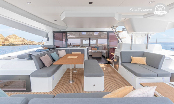 Volledig operationele catamaran Elba 45 efkada-Griekenland