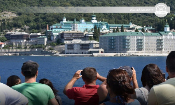Sightseeing-eftermiddagstur till klostren på Athos heliga berg, Ouranoupoli, Grekland