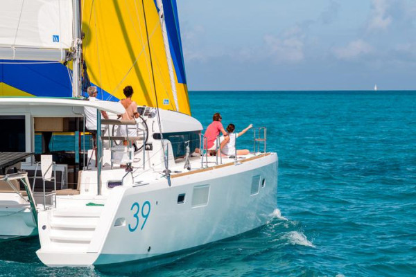 Lagoon catamaran day charter Gozo Malta