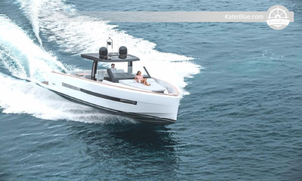 12 Pax Fjord 44 Motor Boat Day Charter Porto Cheli, Greece