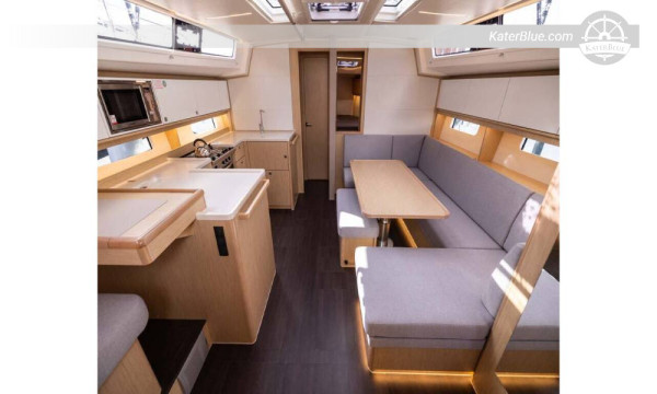 De Bavaria C46 zeiljacht uit 2025 is gebouwd op Mallorca, Spanje.