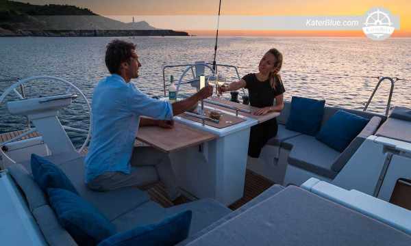 Beneteau Oceanis 46.1 Bareboat Charter från Lefkas Marina – Preveza, Parga, Paxos och Antipaxos 7-dagars seglingsrutt