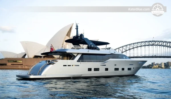 Halbtägige Luxus-Yachtcharter für Zuschauer des Boxing Day Race – Start Sydney–Hobart, Bradley’s Head, Sydney Heads – Bis zu 90 Gäste