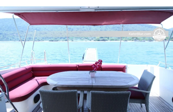 Expérience de navigation exceptionnelle à bord du yacht à moteur Fairline 55, en location à Bodrum Muğla, en Turquie.